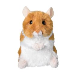 PELUCHE - HAMSTER CARAMEL ET BLANC (5